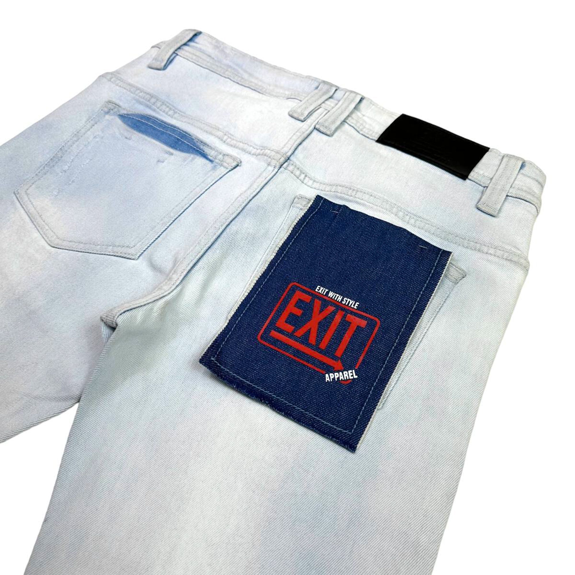 Exit Apparel Men Weekender Jeans (Light Blue)-Nexus Clothing