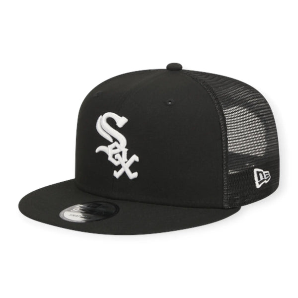 New Era Men 9Fifty EG Trucker Chi Sox Cap Snapback (Black White)