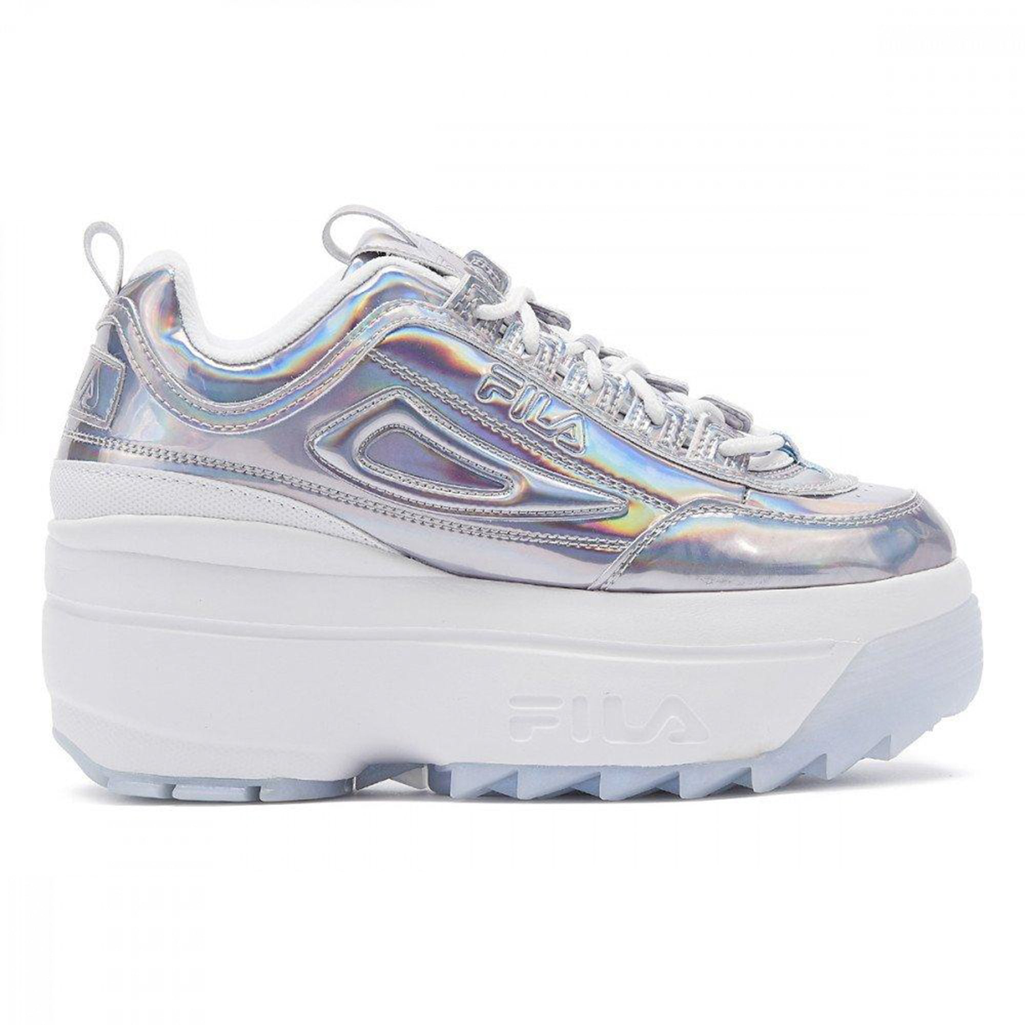 Fila Women Disruptor II Wedge Shoes (Iridescent)-Iridescent-5.5-Nexus Clothing