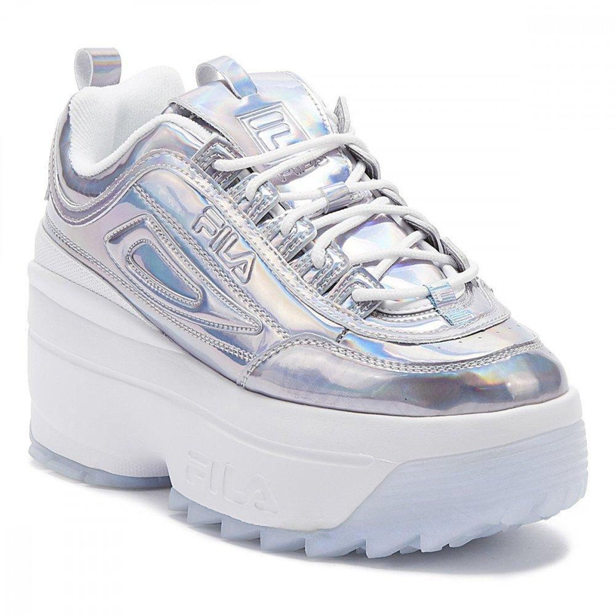 Fila Women Disruptor II Wedge Shoes (Iridescent)-Iridescent-5.5-Nexus Clothing