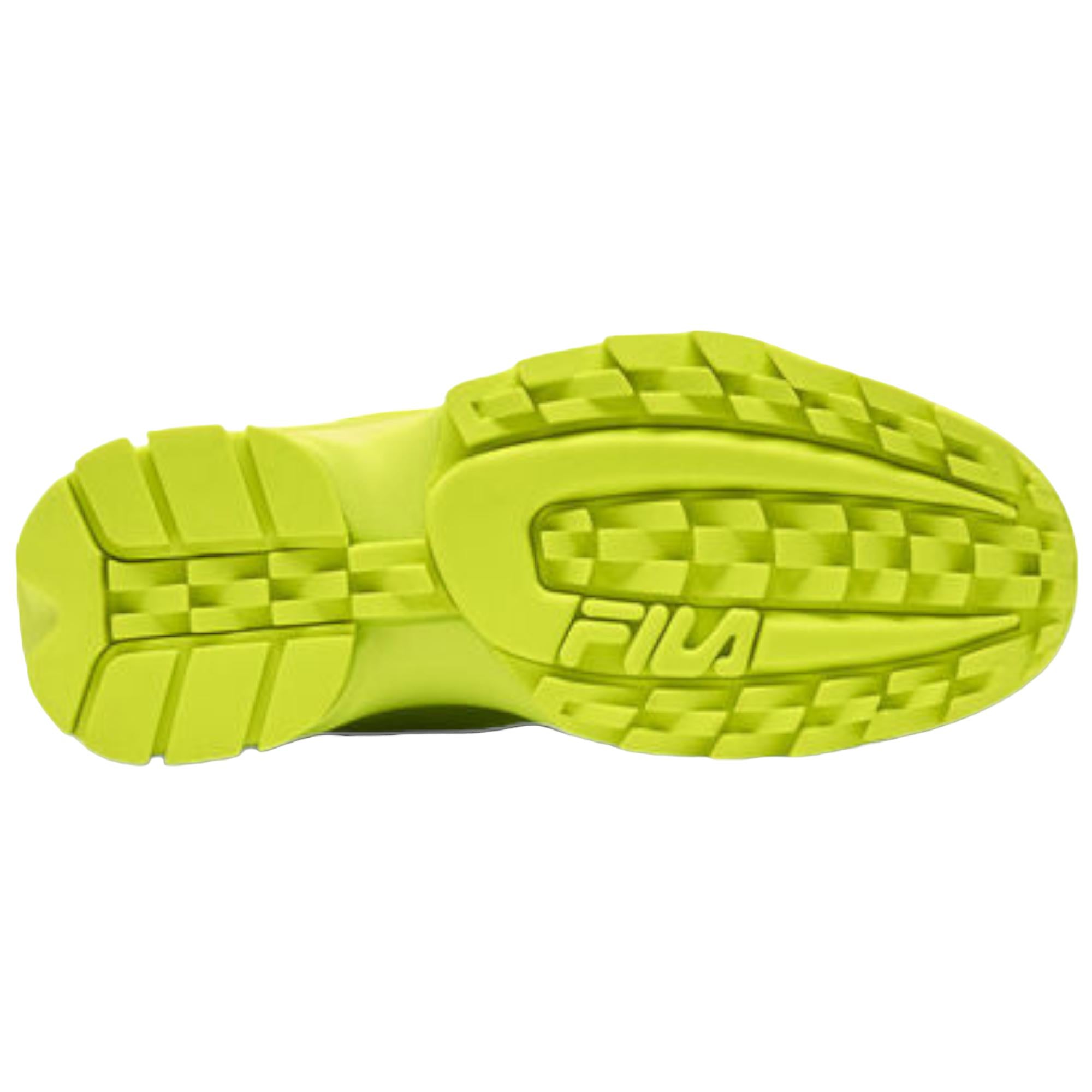 Fila Women Disruptor II Wedge Shoes Safety Yellow-Men-Footwear-Shoes-FILA- Nexus Clothing