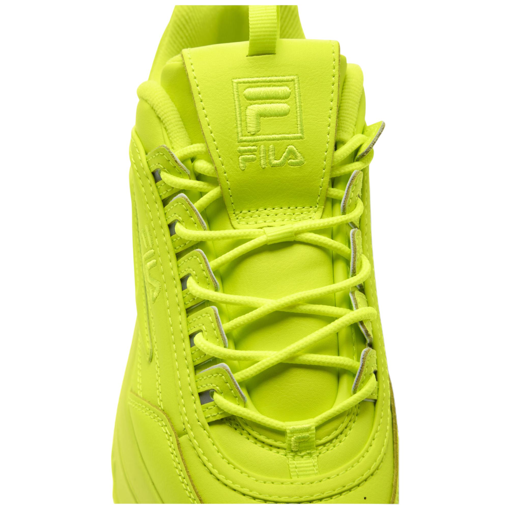 Fila Women Disruptor II Wedge Shoes Safety Yellow-Men-Footwear-Shoes-FILA- Nexus Clothing