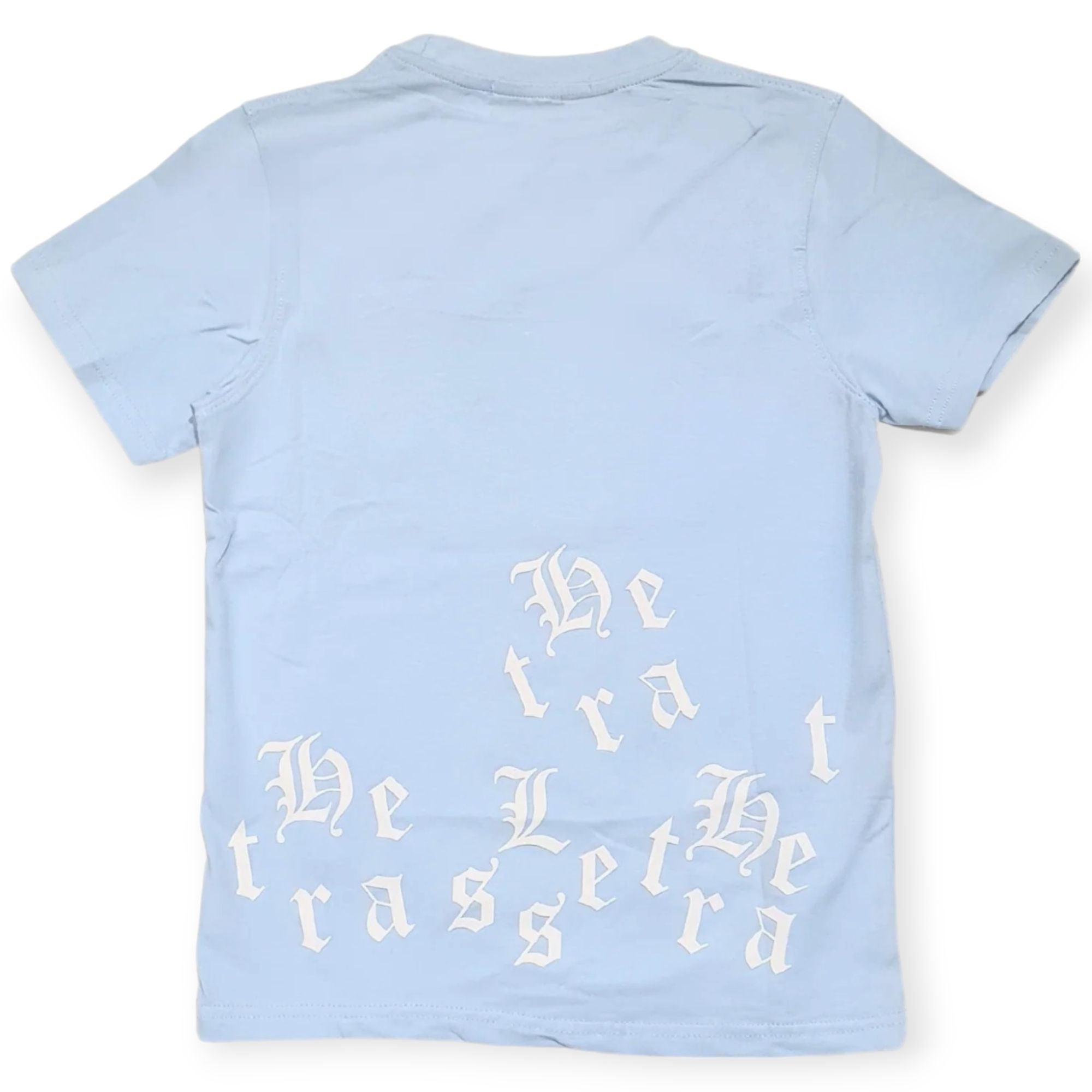 Focus Kids Heartless Applique Tee (Sky Blue)-Nexus Clothing