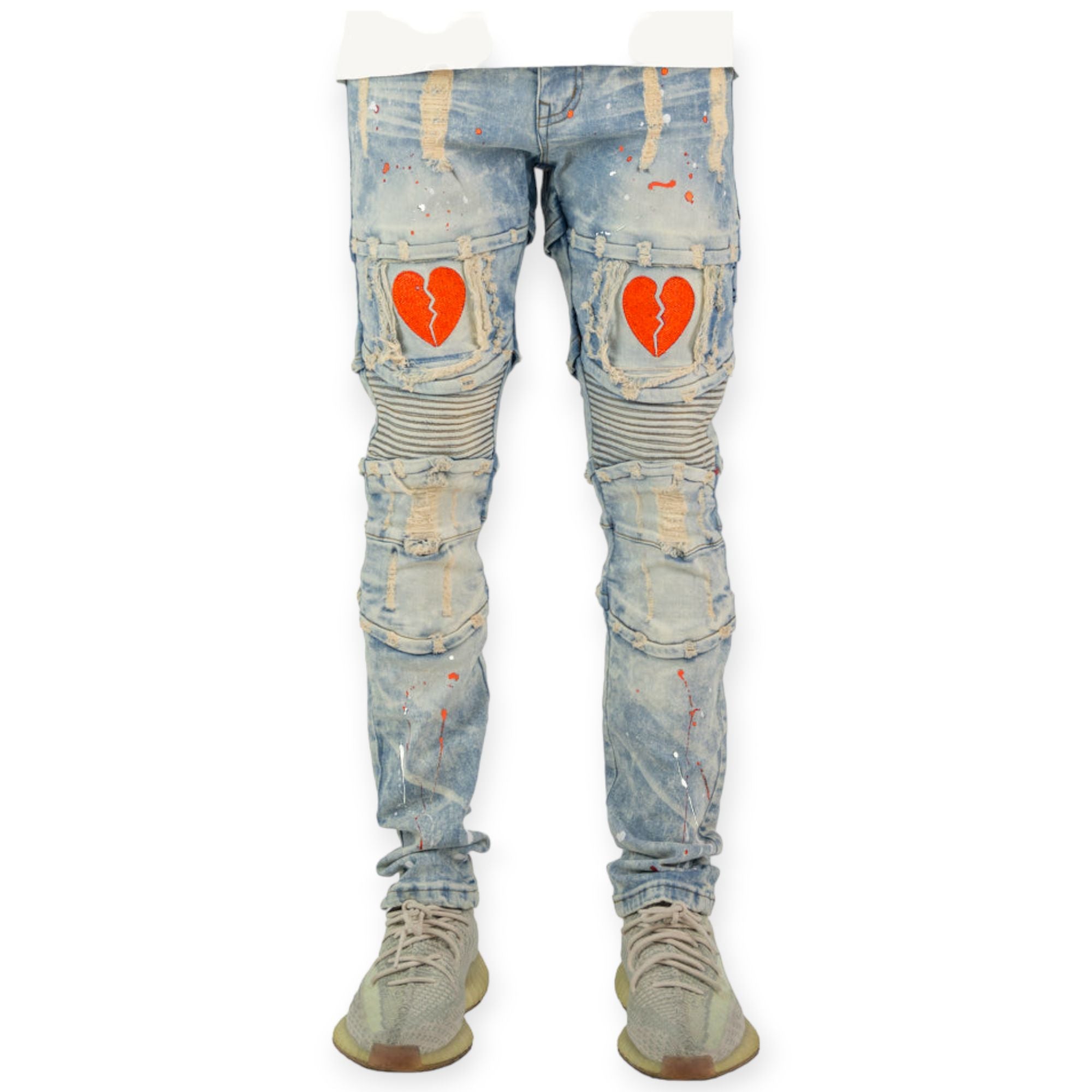 Focus Men Heartbreaker Denim UB New 3201 jeans (Lt Vintage Orange)-Vintage Orange-32W X 32L-Nexus Clothing