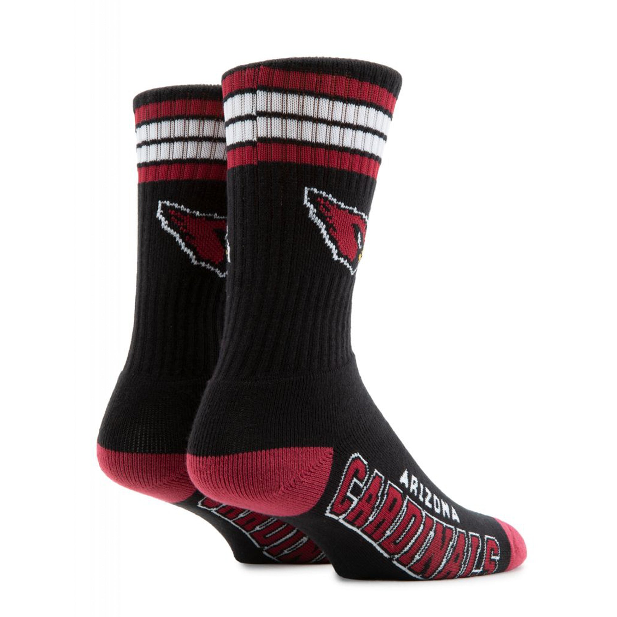 For Bare Feet Men Arizona Cardinals Socks (Cardinals)-Cardinals-Large-Nexus Clothing
