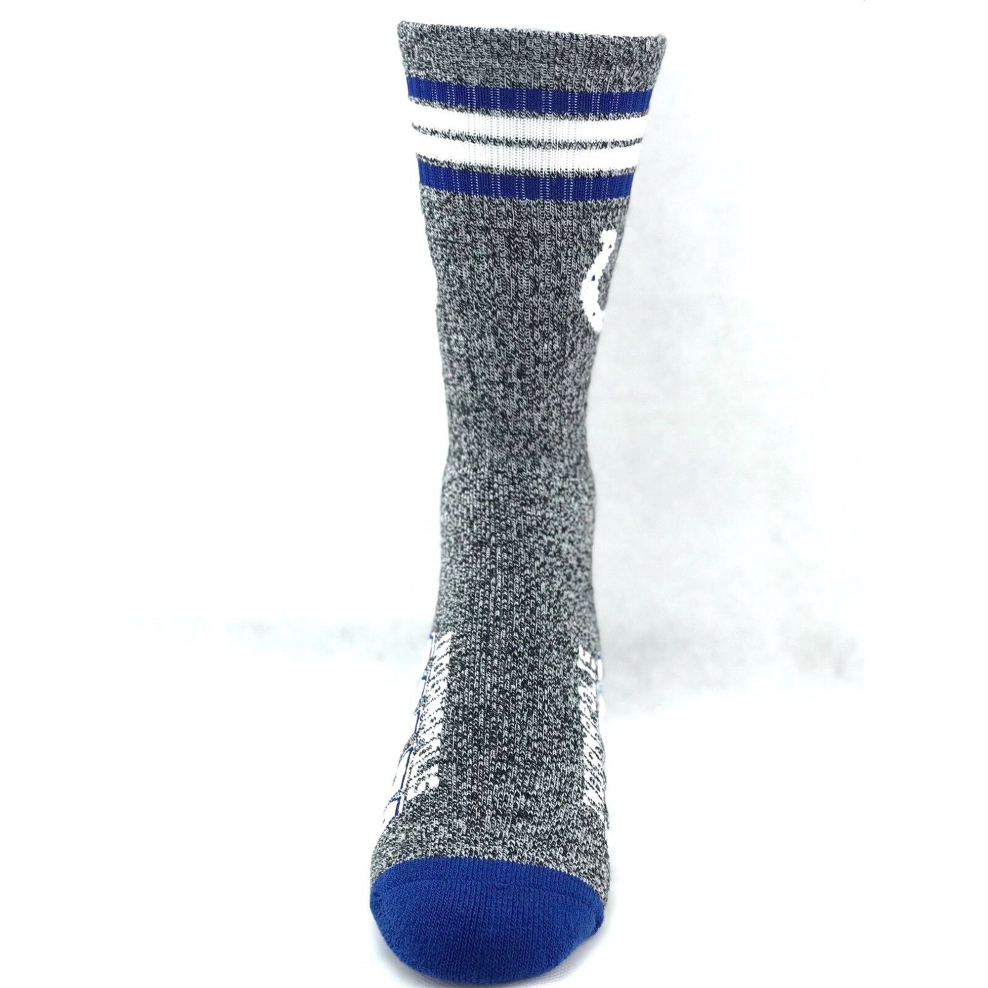 For Bare Feet Men Indianapolis Colts Socks (Colts)-Colts-Large-Nexus Clothing