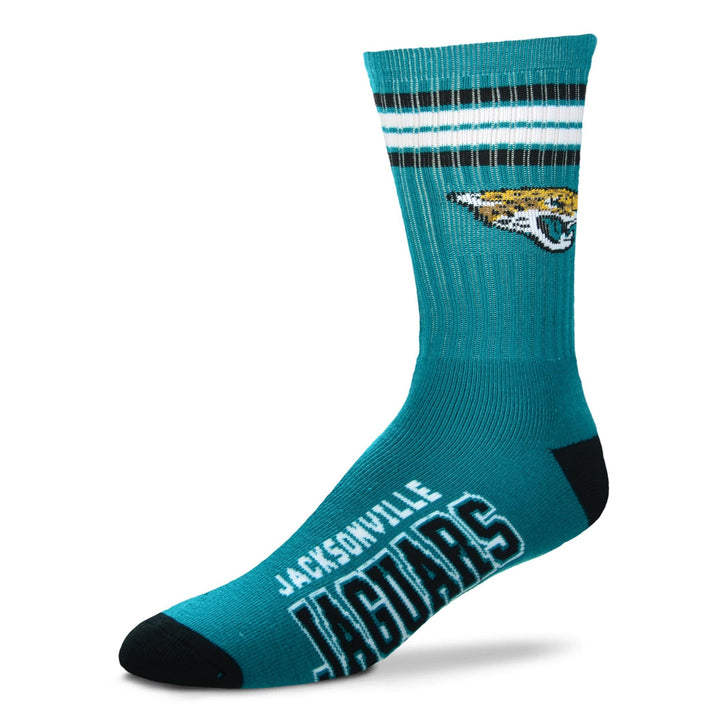 For Bare Feet Men Jacksonville Jaguars Socks (Jaguars)-Jaguars-Large-Nexus Clothing