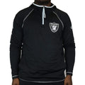 G-III Sports Hoodie Men Half-ZIP Las Vegas Raiders Athletic (Black)