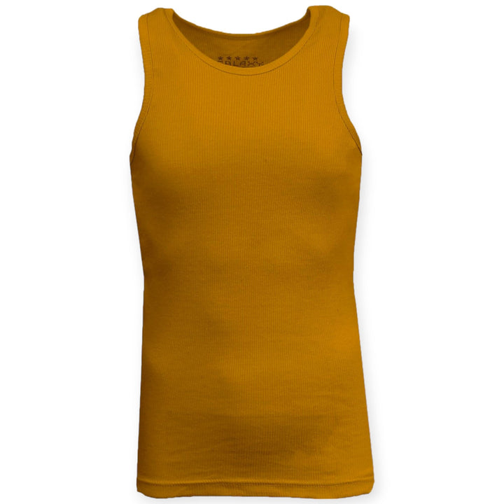 Galaxy by Harvic Men Ribbed Tank Top (Timber)-Timber-Small-Nexus Clothing