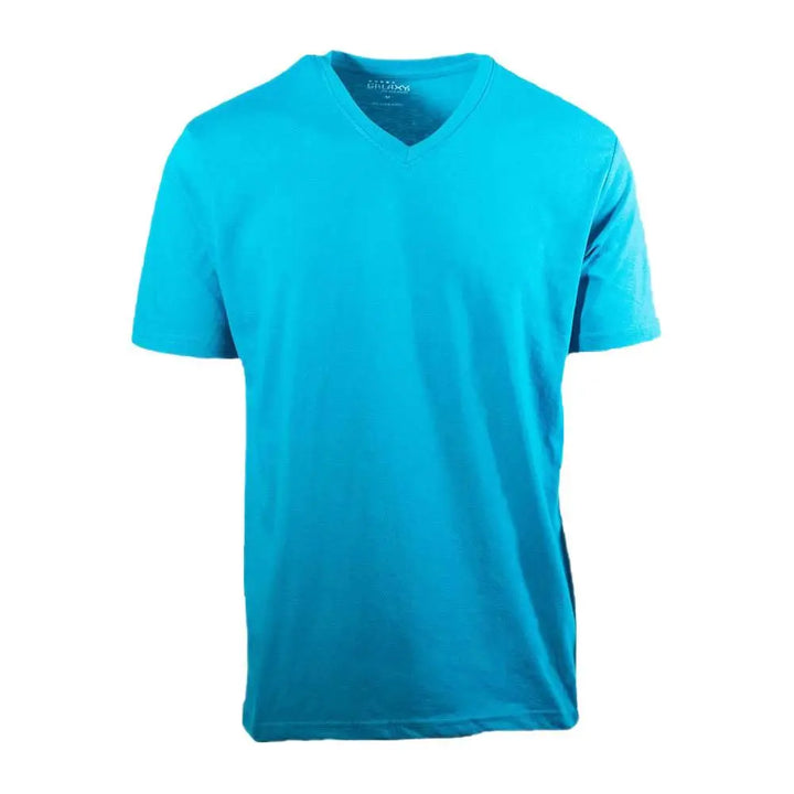 Galaxy by Harvic Men Solid Basic Plain Short Sleeve V-Neck Tees-Nexus Clothing
