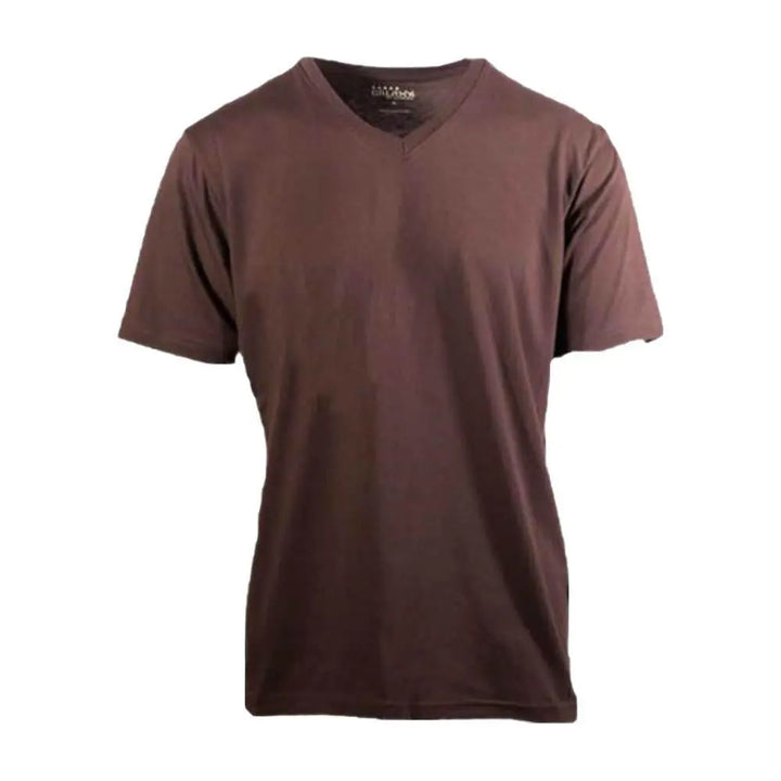 Galaxy by Harvic Men Solid Basic Plain Short Sleeve V-Neck Tees-Nexus Clothing