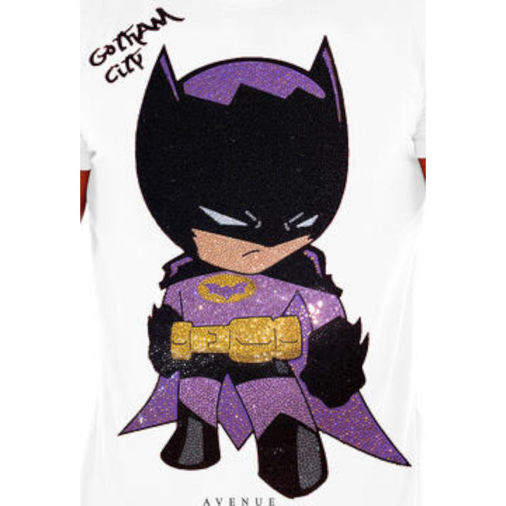 George V Men Batman T-Shirt(White)-Nexus Clothing