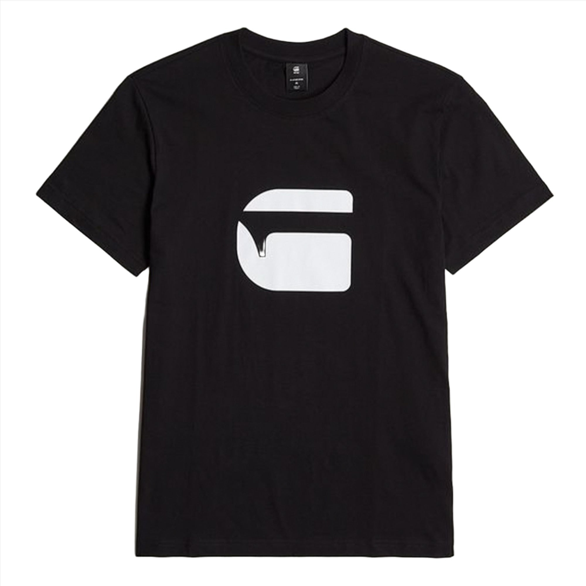 Gstar Men Burger Logo R T Tee (Dark Black)-Dk Black-Small-Nexus Clothing