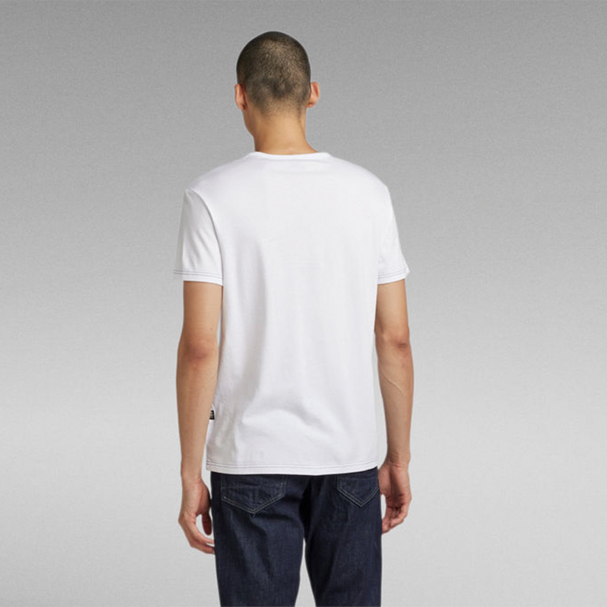 Gstar Raw Men Bandana T-Shirt (White)-Nexus Clothing