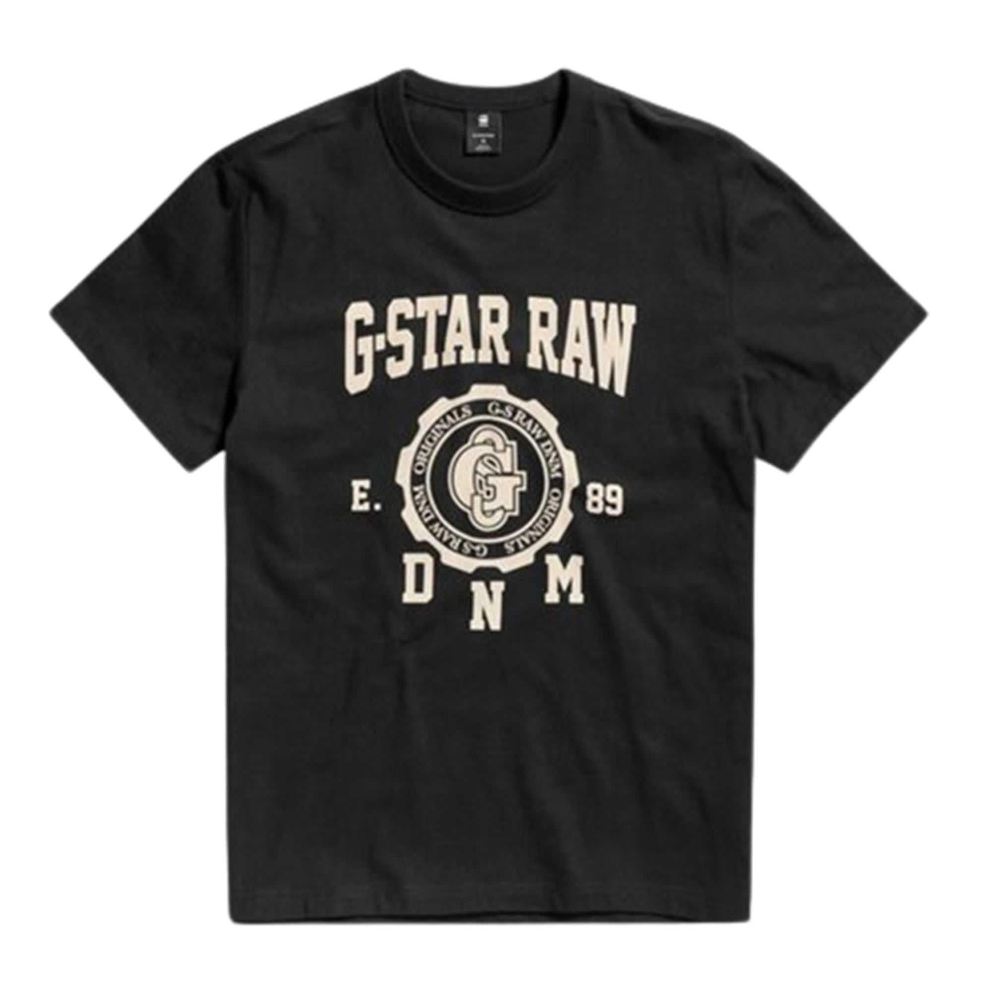 Gstar Raw Men Collegic T-Shirt (Black)-Black-Small-Nexus Clothing