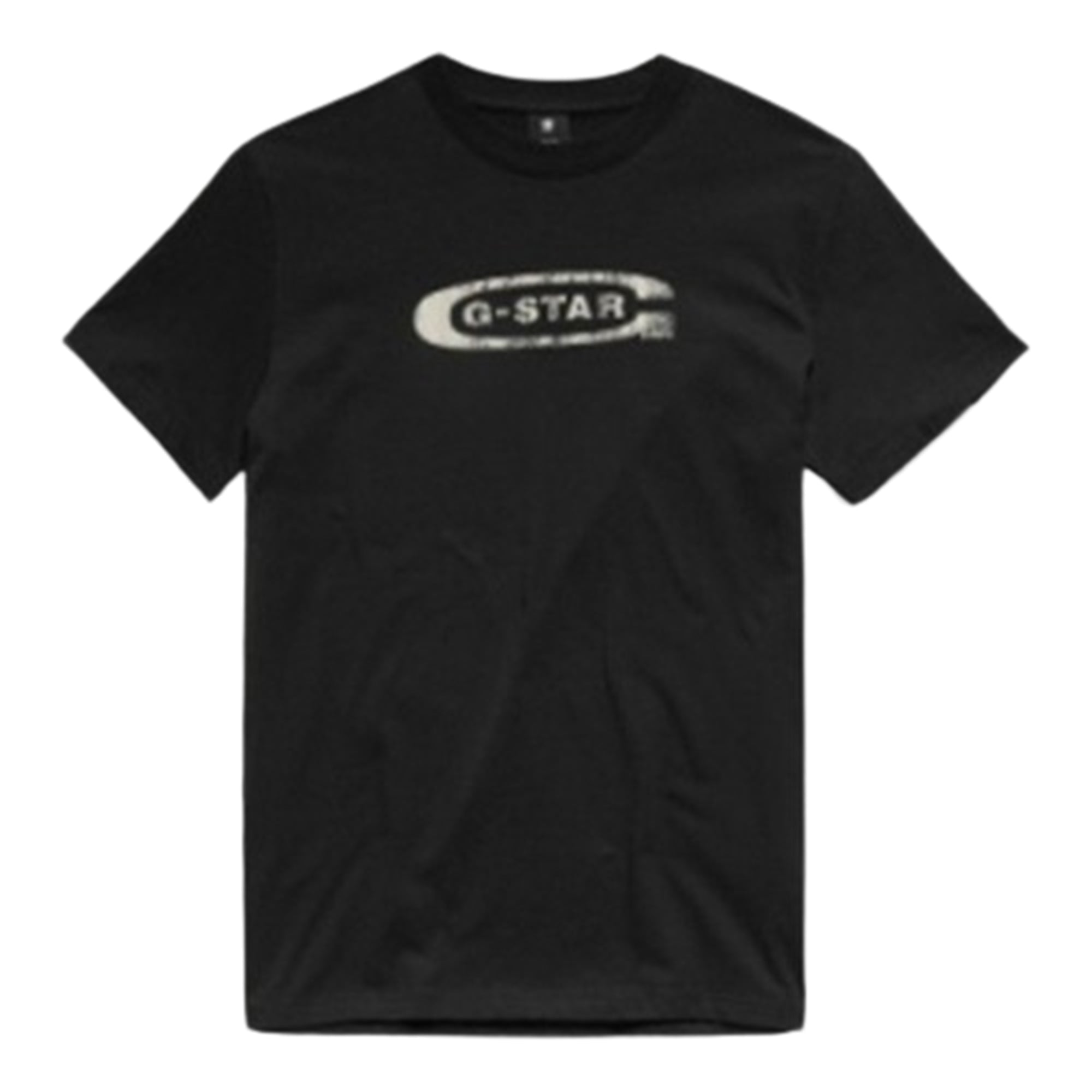Gstar Raw Men Distressed Old School T-Shirt (Black)-Black-Small-Nexus Clothing