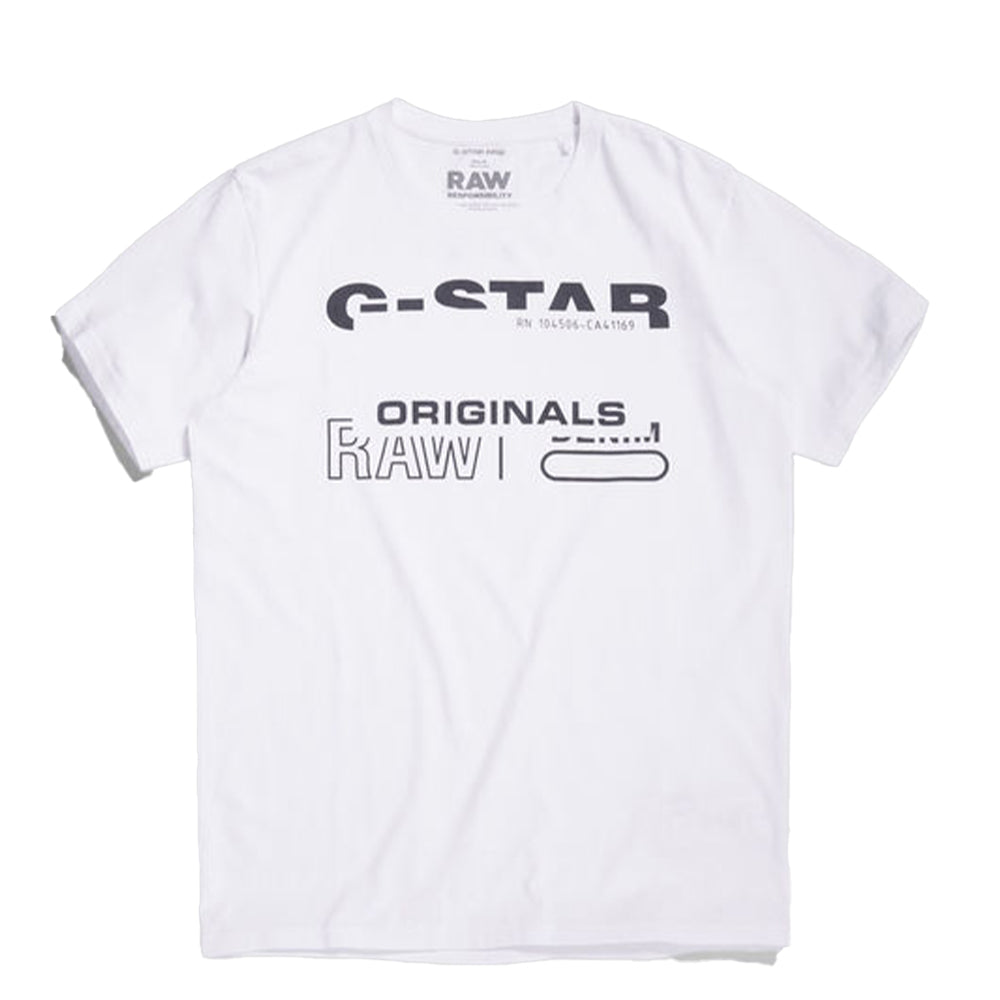 G-Star RAW Men Originals T-Shirt (White)1