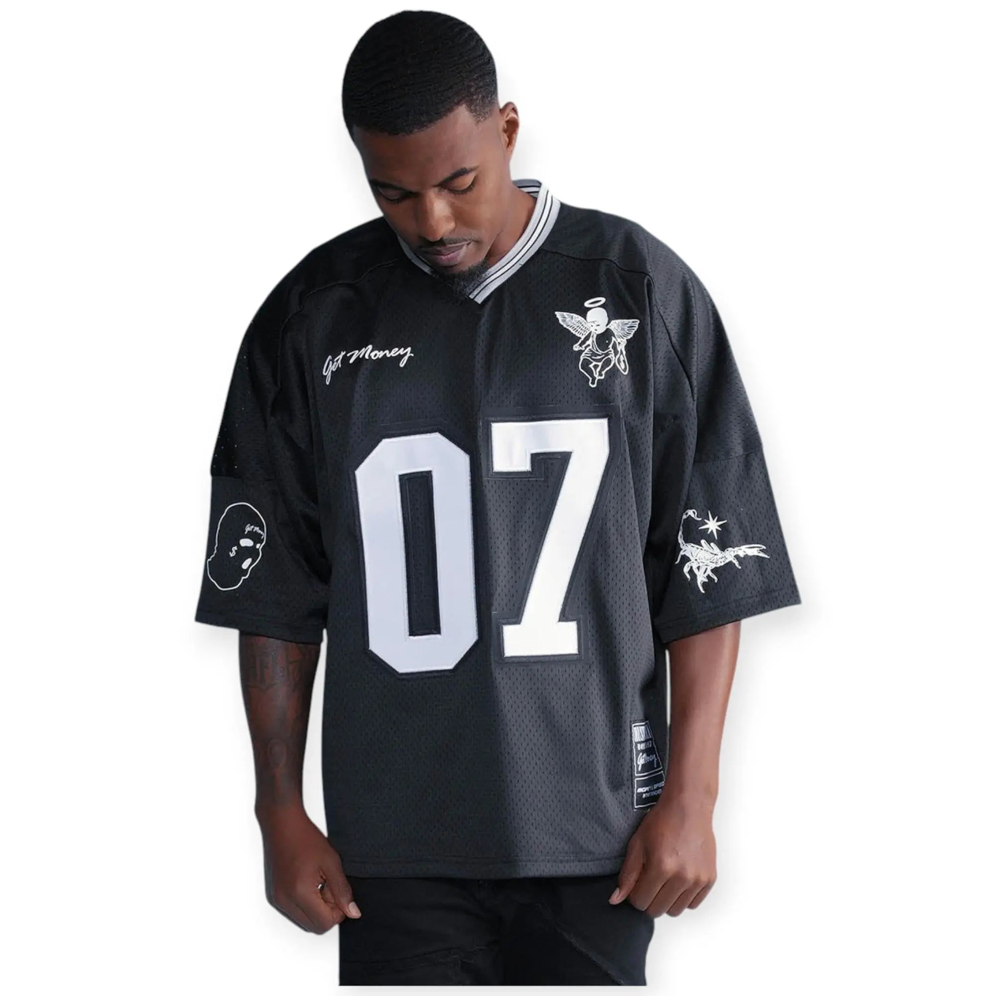 Hasta Muerte Elite Men 07 Street Legends Jersey Tee (Black)