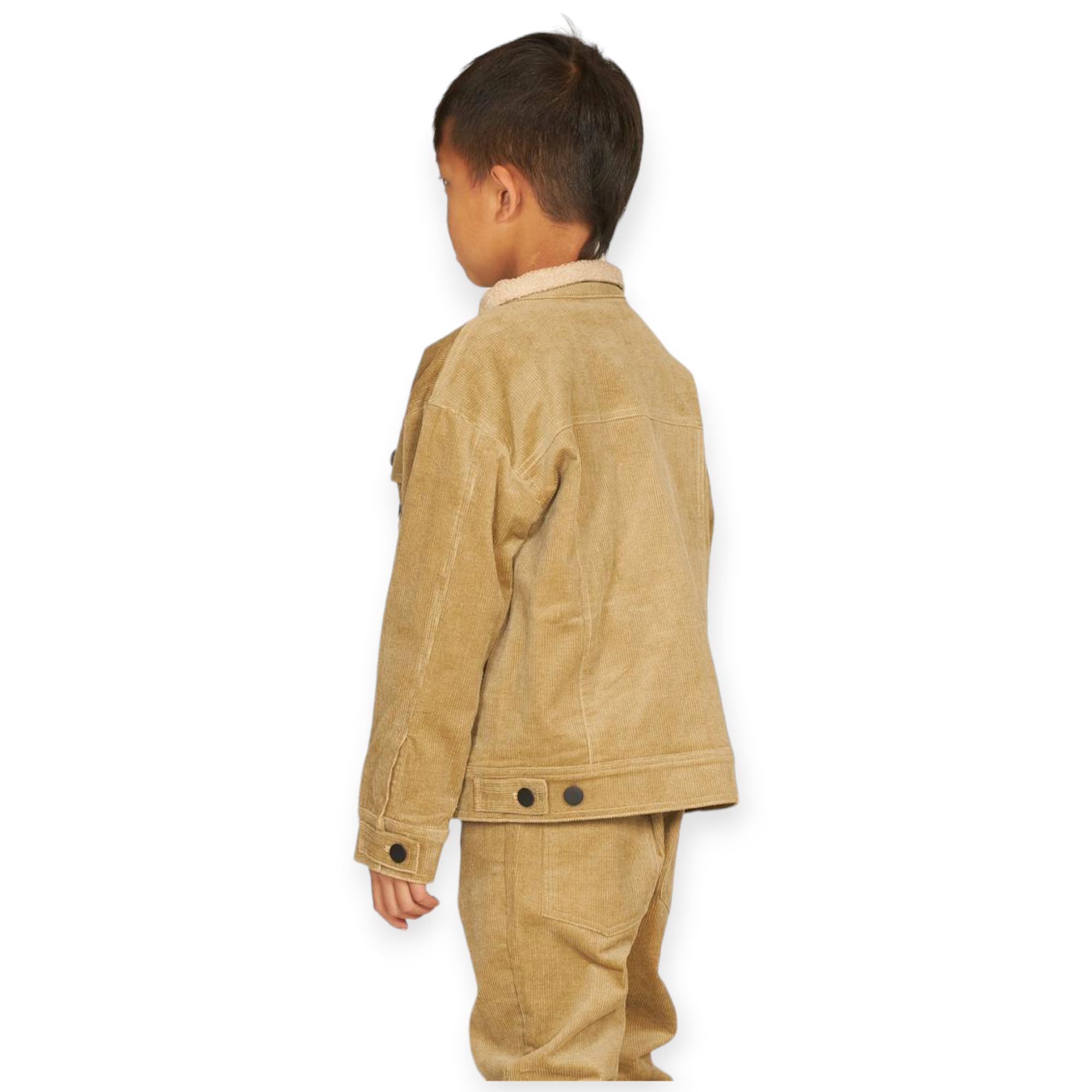 Haus of JR Kids Corduroy Jacket (khaki)-Nexus Clothing