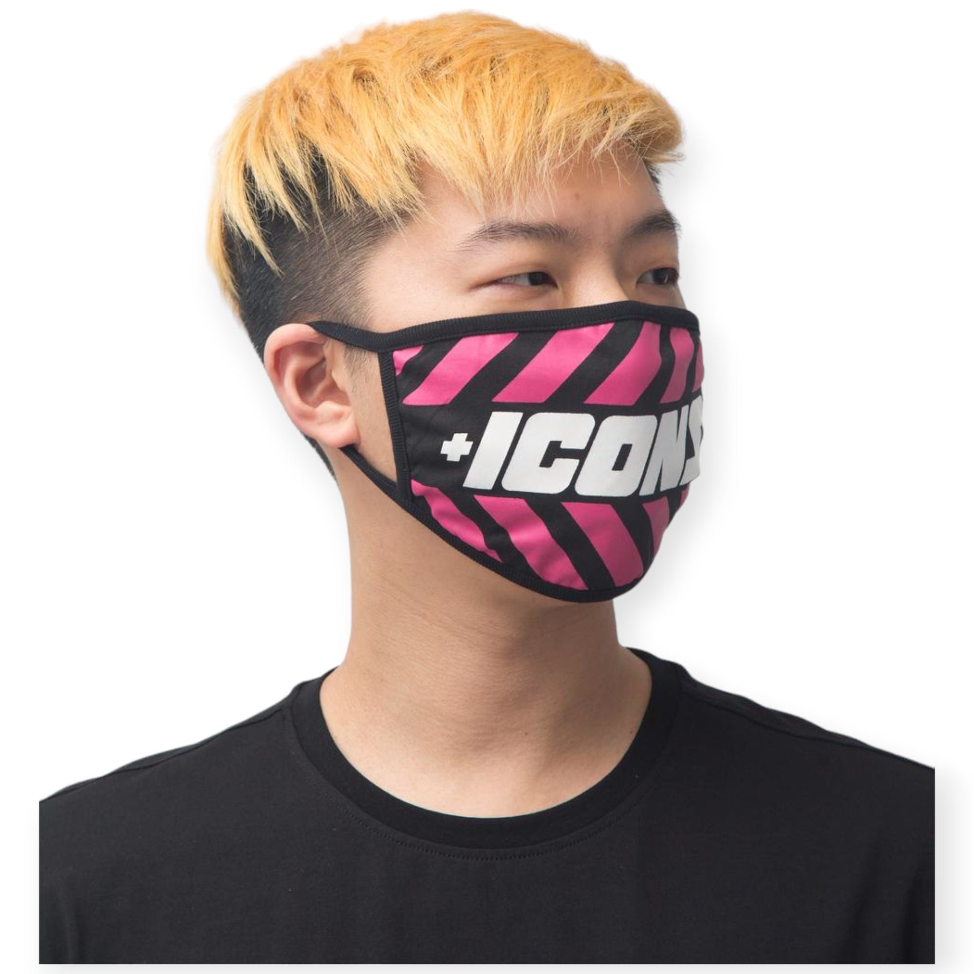 Hudson Men Outerwear Icons Face Mask(Hot Pink)-Hot Pink-OneSize-Nexus Clothing