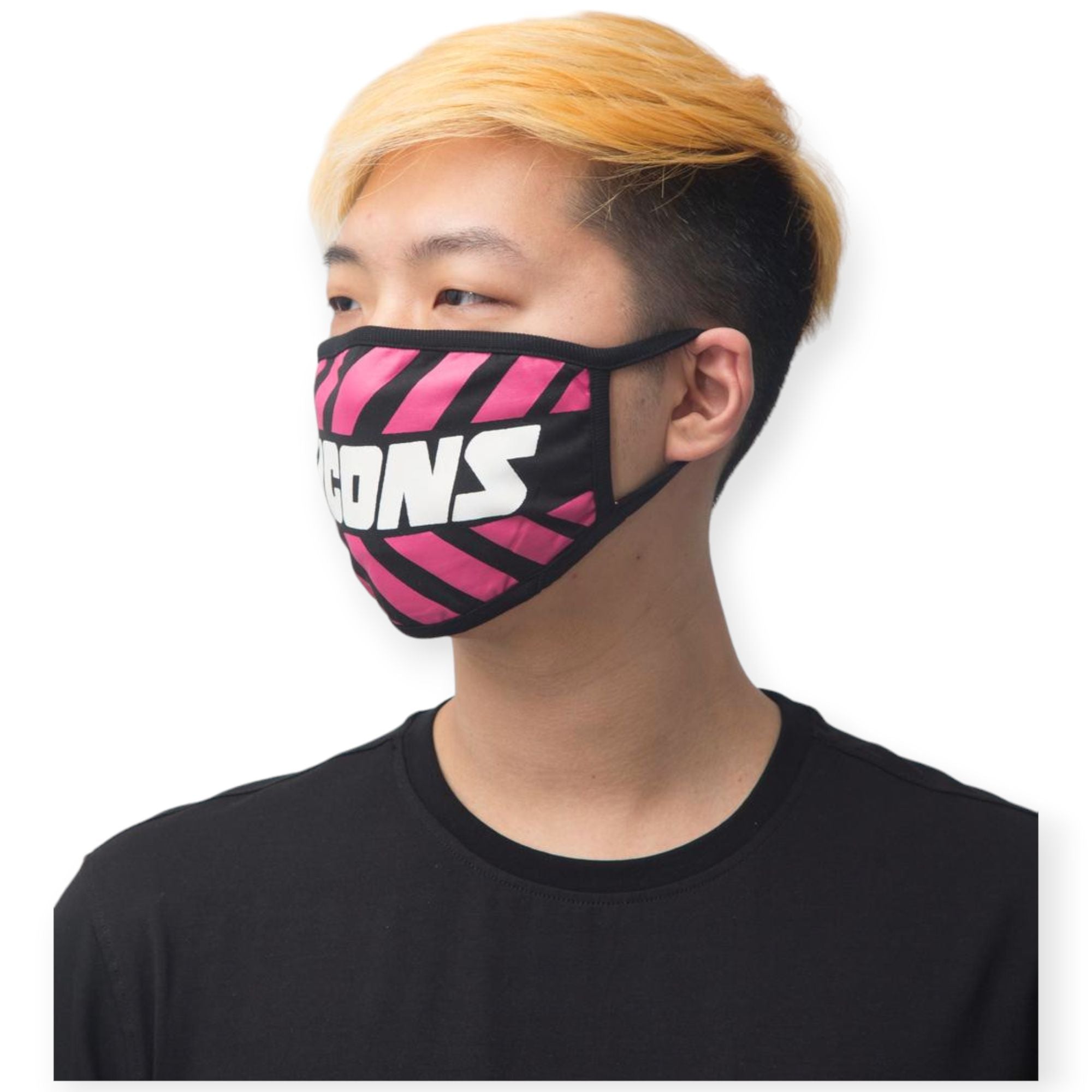 Hudson Men Outerwear Icons Face Mask(Hot Pink)-Hot Pink-OneSize-Nexus Clothing