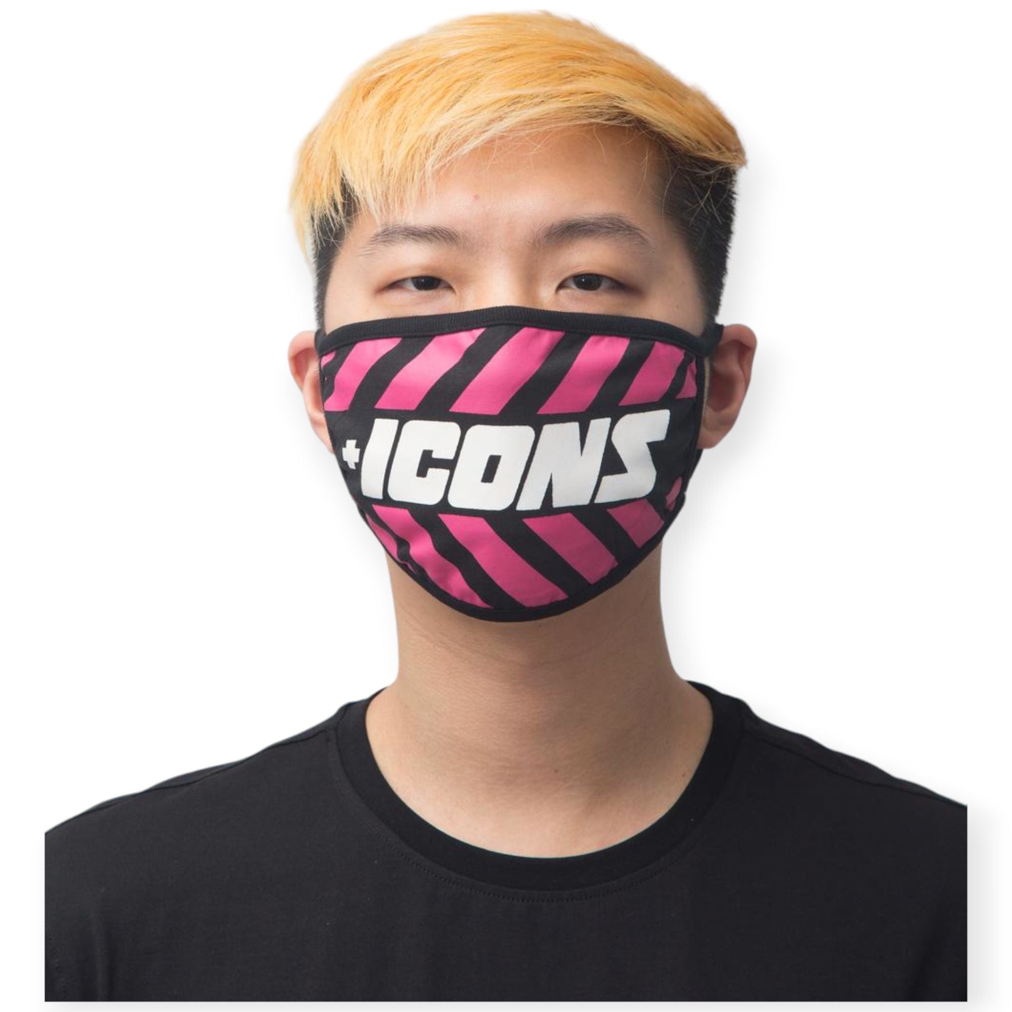 Hudson Men Outerwear Icons Face Mask(Hot Pink)-Hot Pink-OneSize-Nexus Clothing