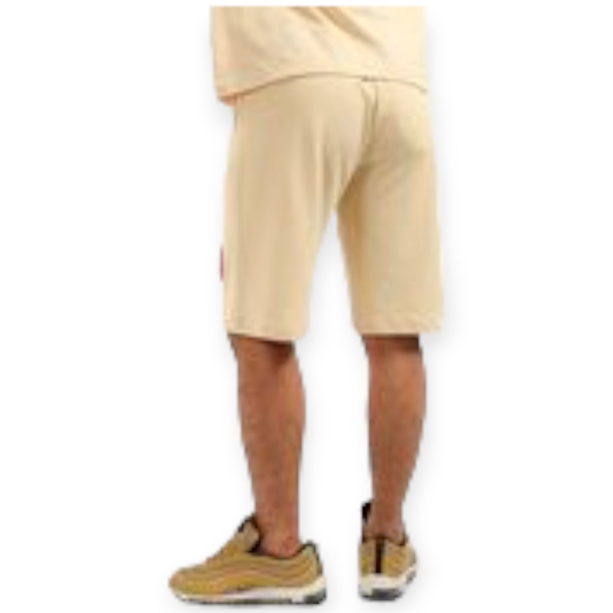 Hudson Men Paid By The Streets Shorts (Beige)-Beige-XXX-Large-Nexus Clothing