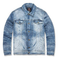 JORDAN CRAIG MEN HAMILTON DENIM TRUCKER JACKET (AGED WASH)