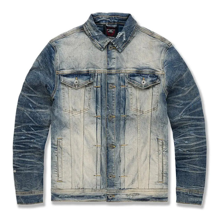 JORDAN CRAIG MEN HAMILTON DENIM TRUCKER JACKET (Lager)-Lager-Medium-Nexus Clothing