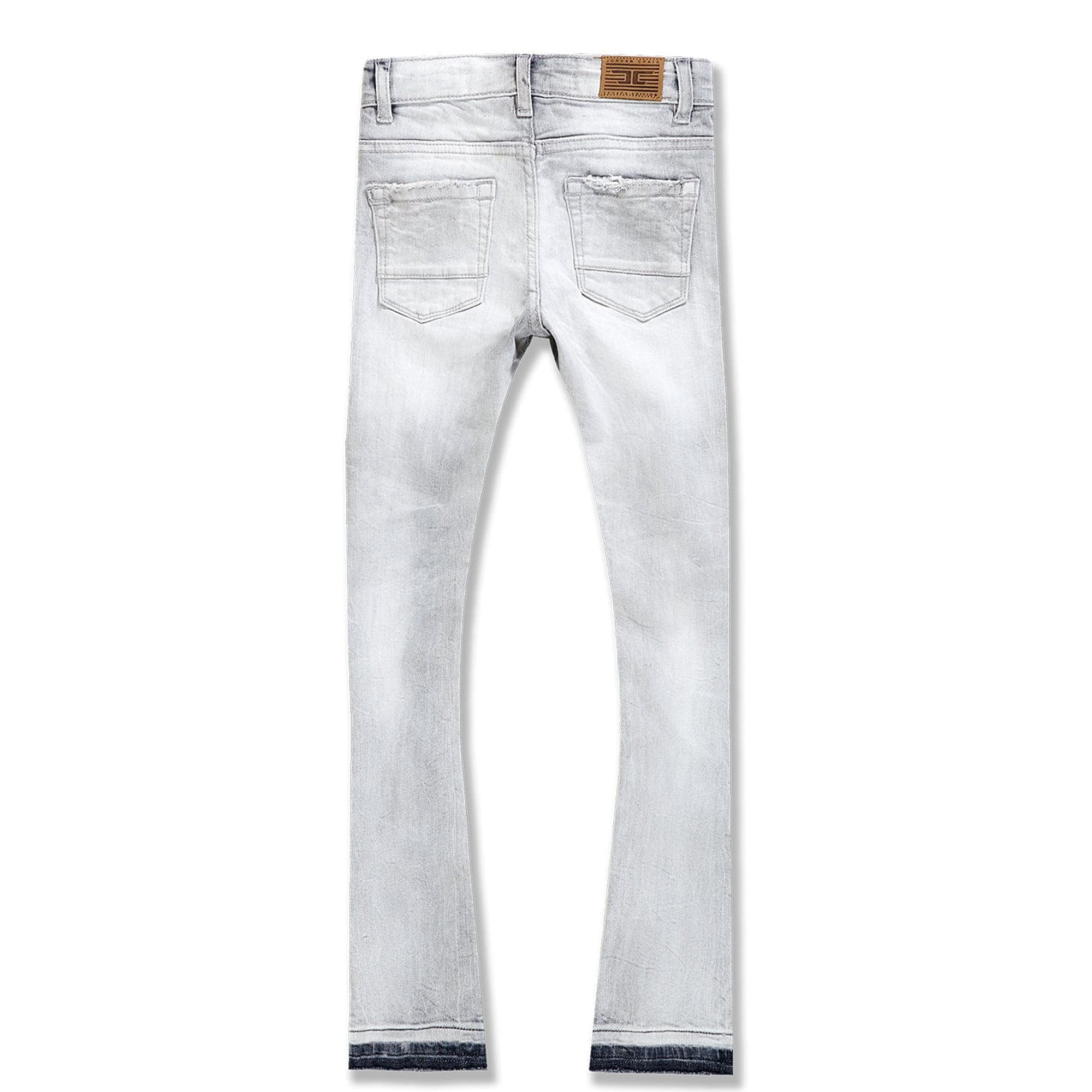 Jordan Craig Boys Stacked Rockport Denim Jeans (Artic Grey)-Nexus Clothing