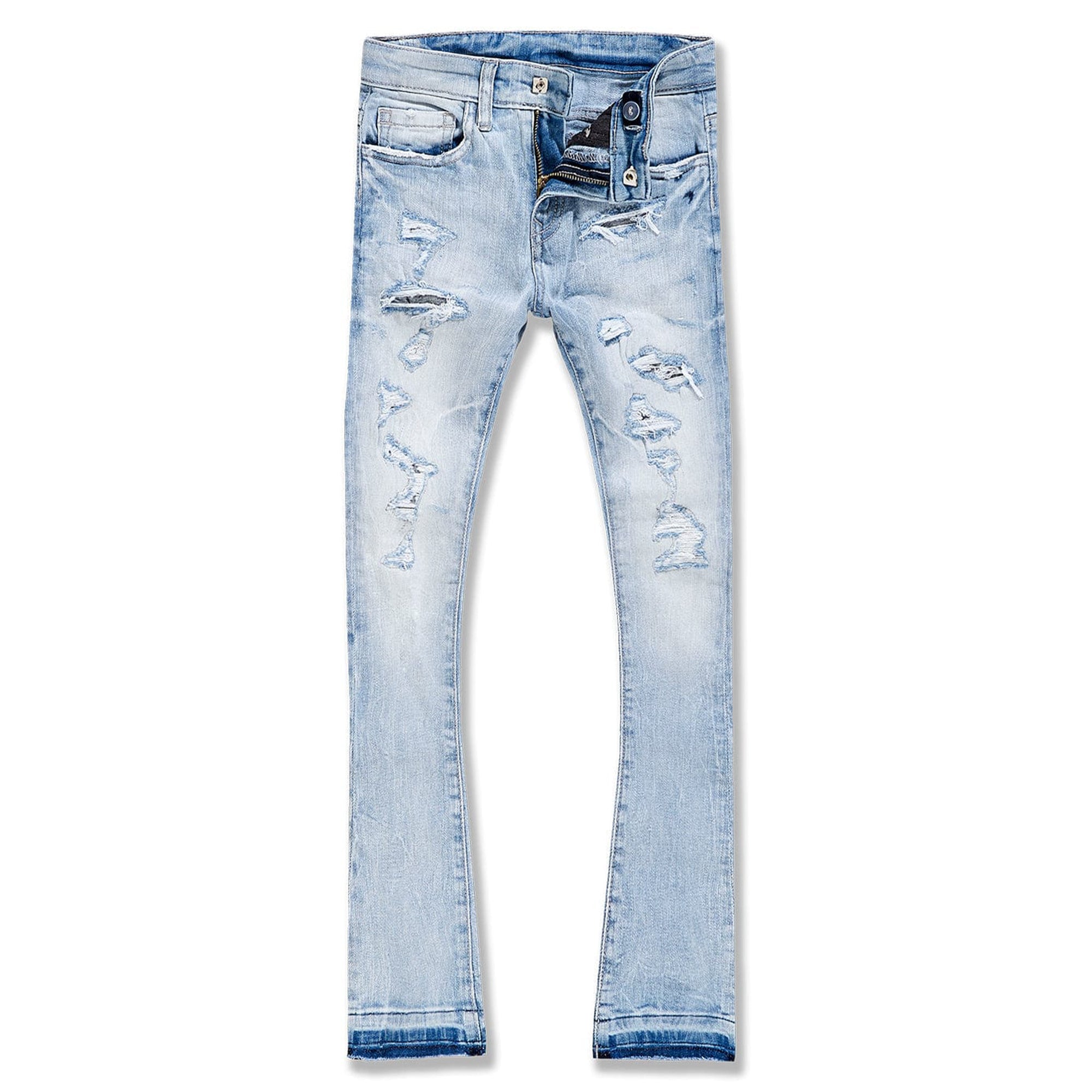 Jordan Craig Boys Stacked Rockport Denim Jeans (Sky Blue)-Sky Blue-8-Nexus Clothing