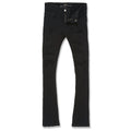 Jordan Craig Boys Stacked With Shreds Jeans (Black)