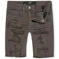 Jordan Craig KIDS  Boys Tulsa Shorts with Shreds Charcoal