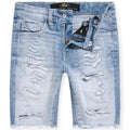Jordan Craig KIDS New Wash Color Shorts - Sky Blue
