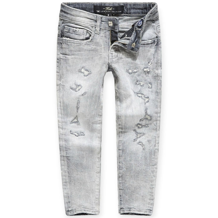 Jordan Craig Kids Desperado Denim Small Rip Jeans (Artic Grey)-Artic Grey-8-Nexus Clothing