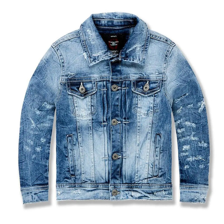 Jordan Craig Kids Hamilton Denim Trucker Jacket (Aged Wash)-Aged Wash-2T-Nexus Clothing