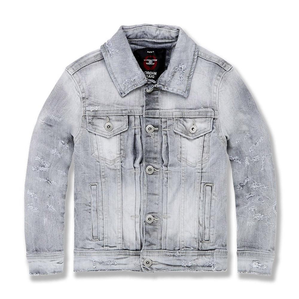 Jordan Craig Kids Hamilton Denim Trucker Jacket (Cement Wash)-Cement Wash-7T-Nexus Clothing