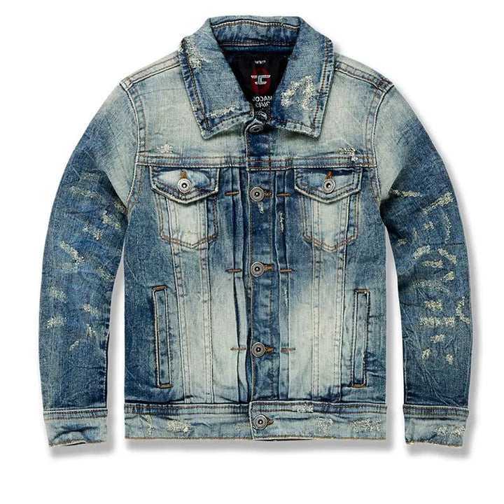 Jordan Craig Kids Hamilton Denim Trucker Jacket (Lager)-Lager-2T-Nexus Clothing