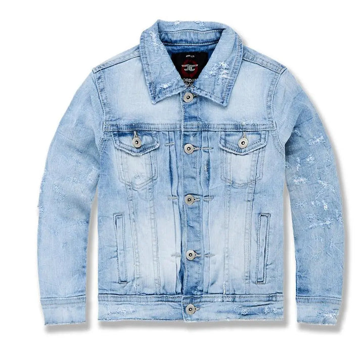 Jordan Craig Kids Hamilton Denim Trucker Jacket (Lighting Blue)-Lightning Blue-2T-Nexus Clothing