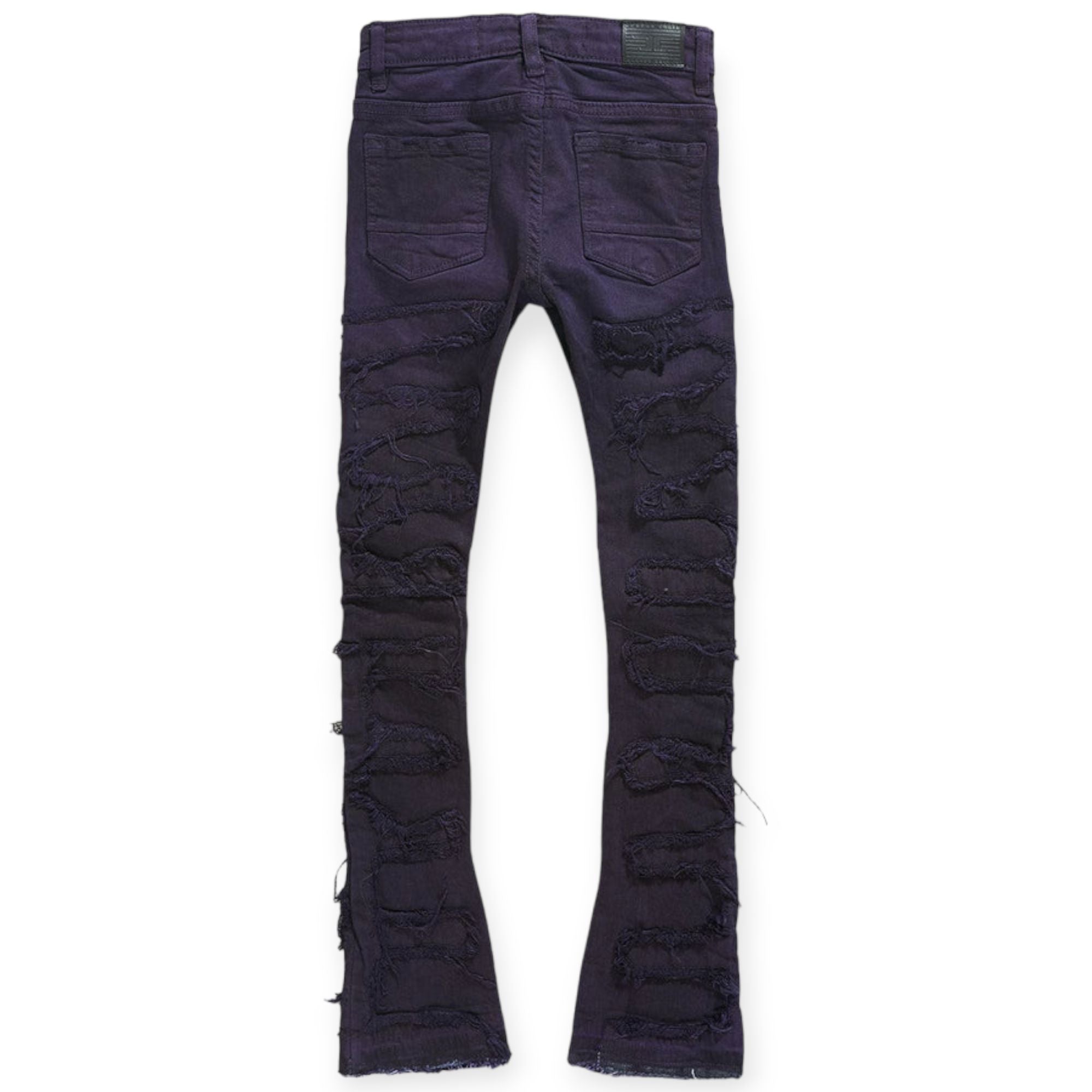 Jordan Craig Kids Stacked Oasis Denim Jeans (Purple)