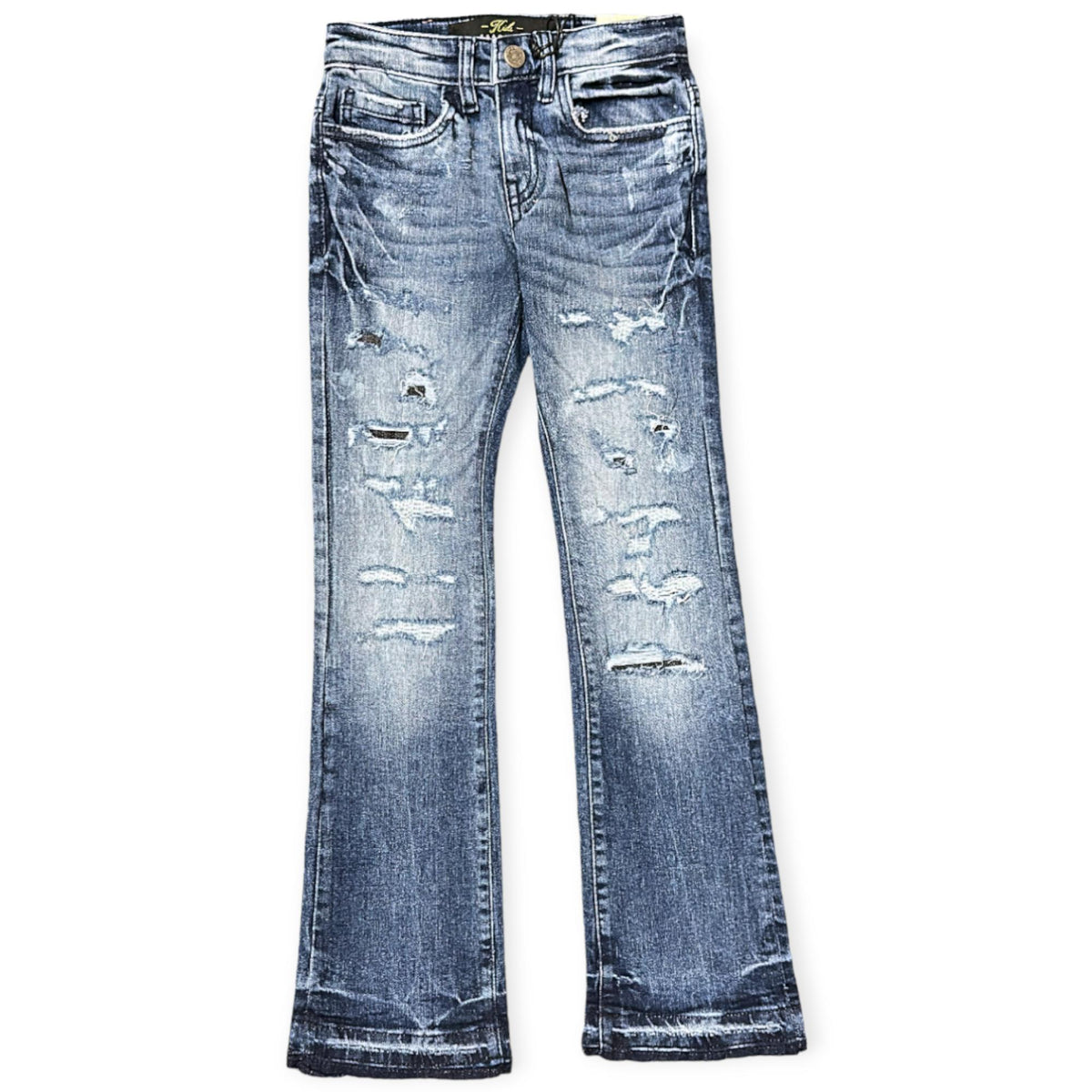 Jordan Craig Stacked Jeans Kids Sherds (Deep Blue)