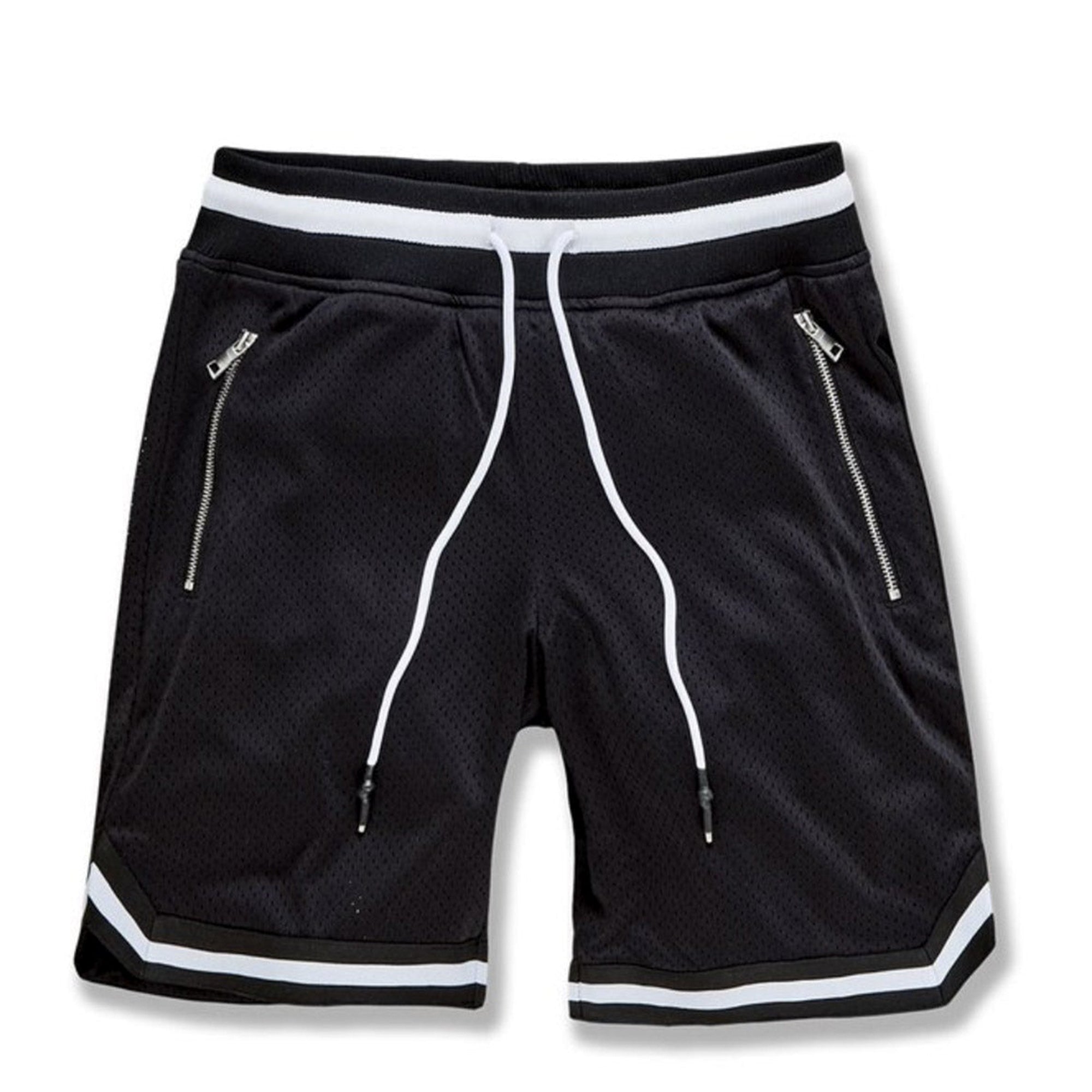 Jordan Craig Men Athletic Shorts (Brooklyn Black)-Black-Medium-Nexus Clothing