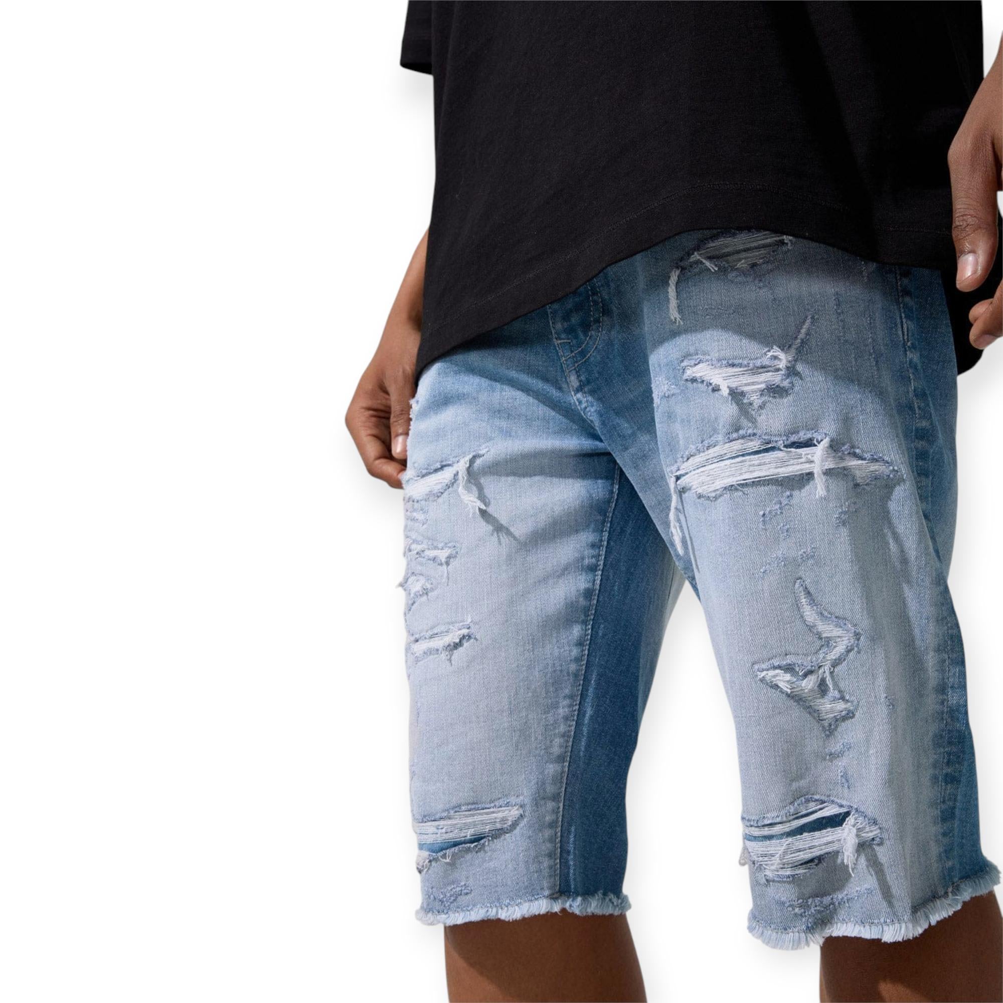 Jordan Craig Men Color Dev Denim Shorts Casual - Sea Angel – Nexus Clothing