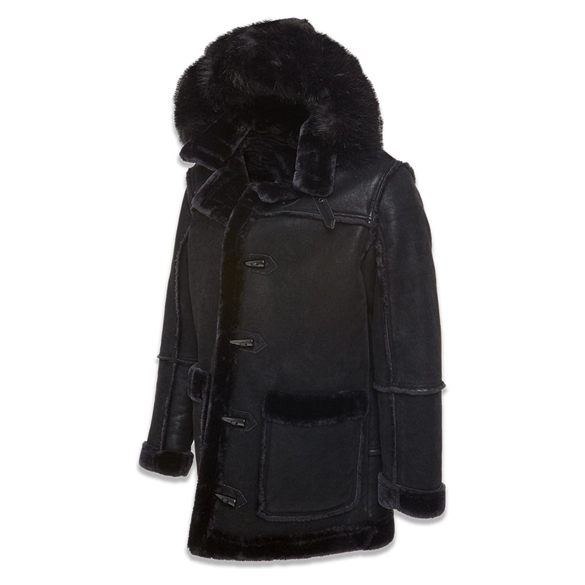 Jordan Craig Men Denali Shearling Jackets (Black)-Nexus Clothing