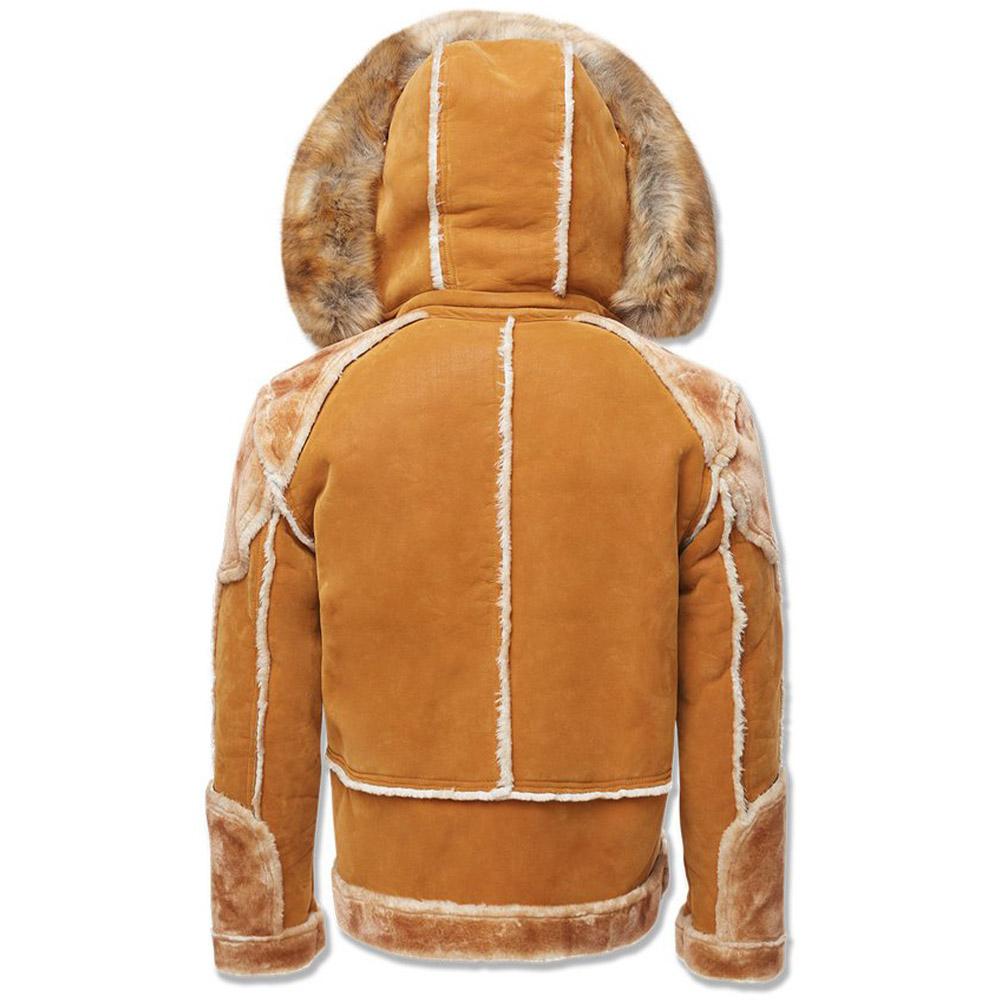 Jordan Craig Men EL Jefe Shearling Moto Jacket (Cognac)-Nexus Clothing