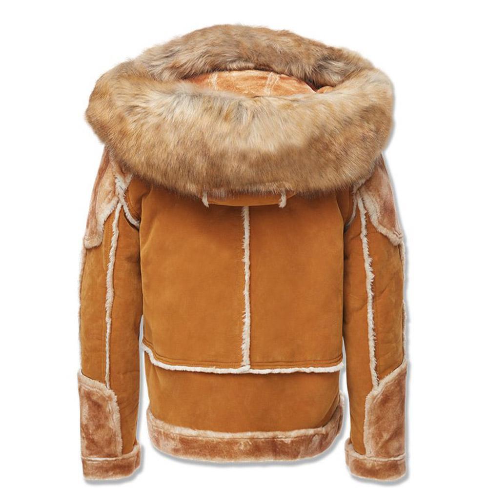 Jordan Craig Men EL Jefe Shearling Moto Jacket (Cognac)-Nexus Clothing