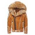 Jordan Craig Men EL Jefe Shearling Moto Jacket (Cognac)