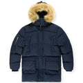 Jordan Craig Men Fairbanks Insulated Parka 3/4 Puffy Coat (Navy)