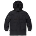 Jordan Craig Men Fairbanks Insulated Parka 3/4 Puffy Coat (Noir)