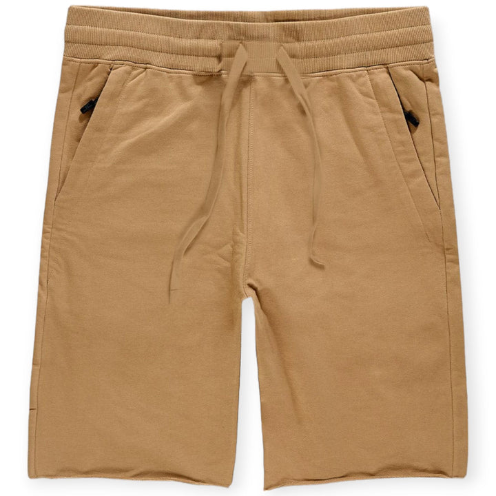 Jordan Craig Men Fleece Shorts(Moche)-Mocha-Large-Nexus Clothing